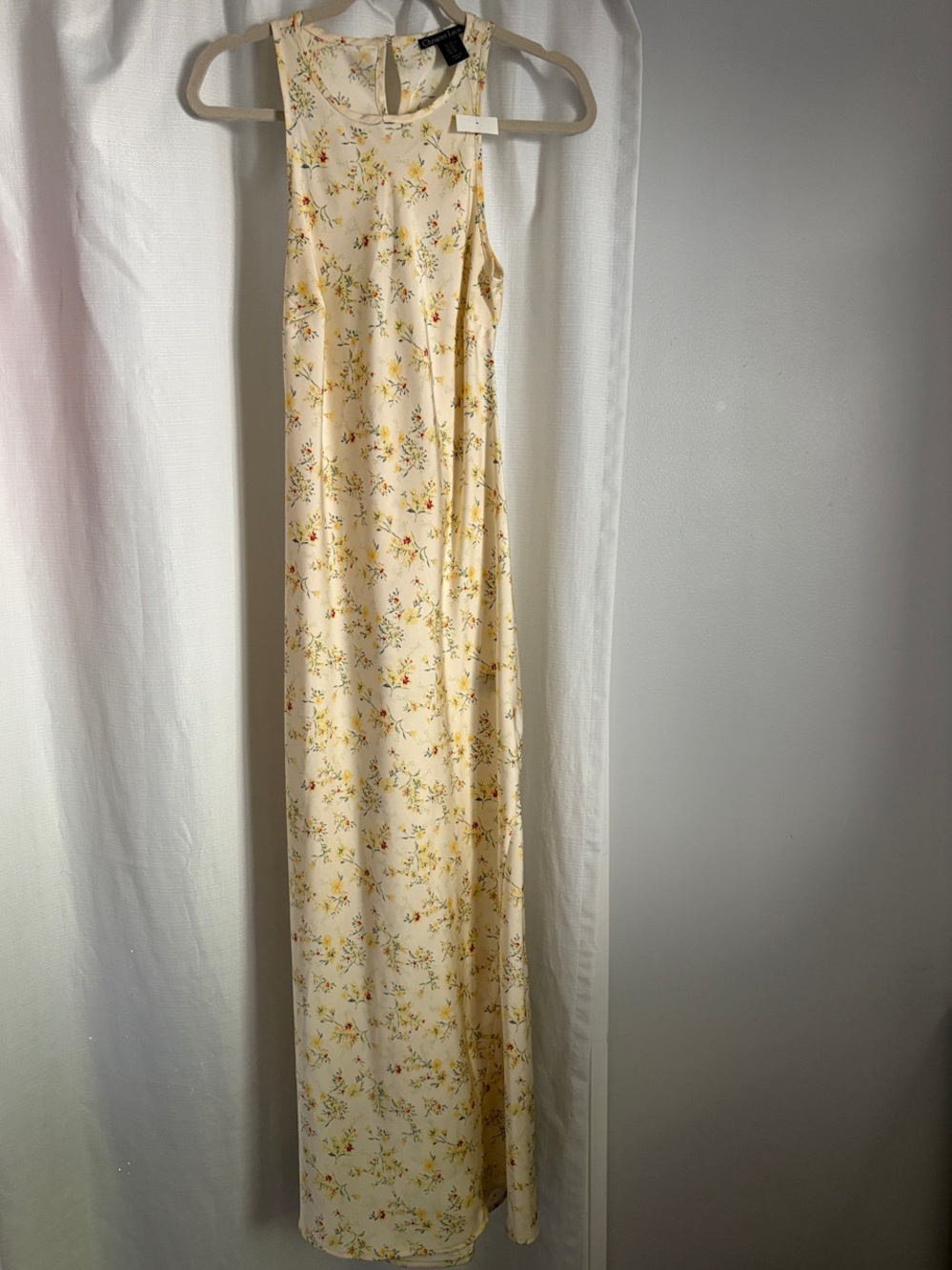 Christian Lacroix Cream Floral Maxi Dress